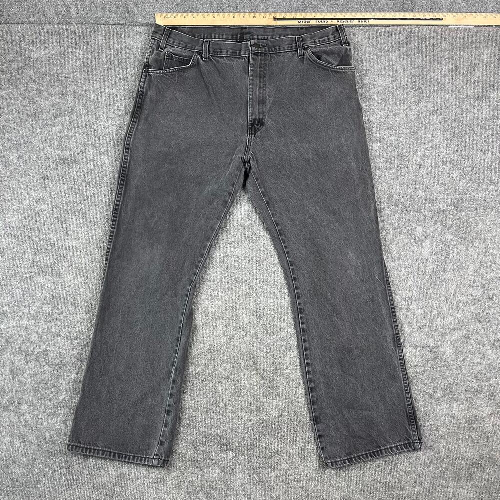 Dickies Jeans Mens Size 38x30 Black Denim Relaxed Fit Workwear Classic